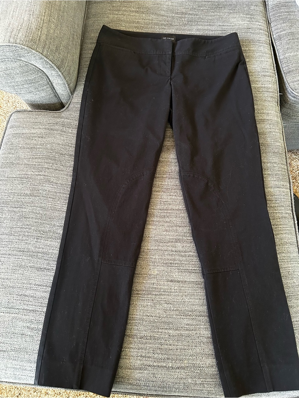 The Limited “Drew Fit” Black Straight-Leg Pants, size 12